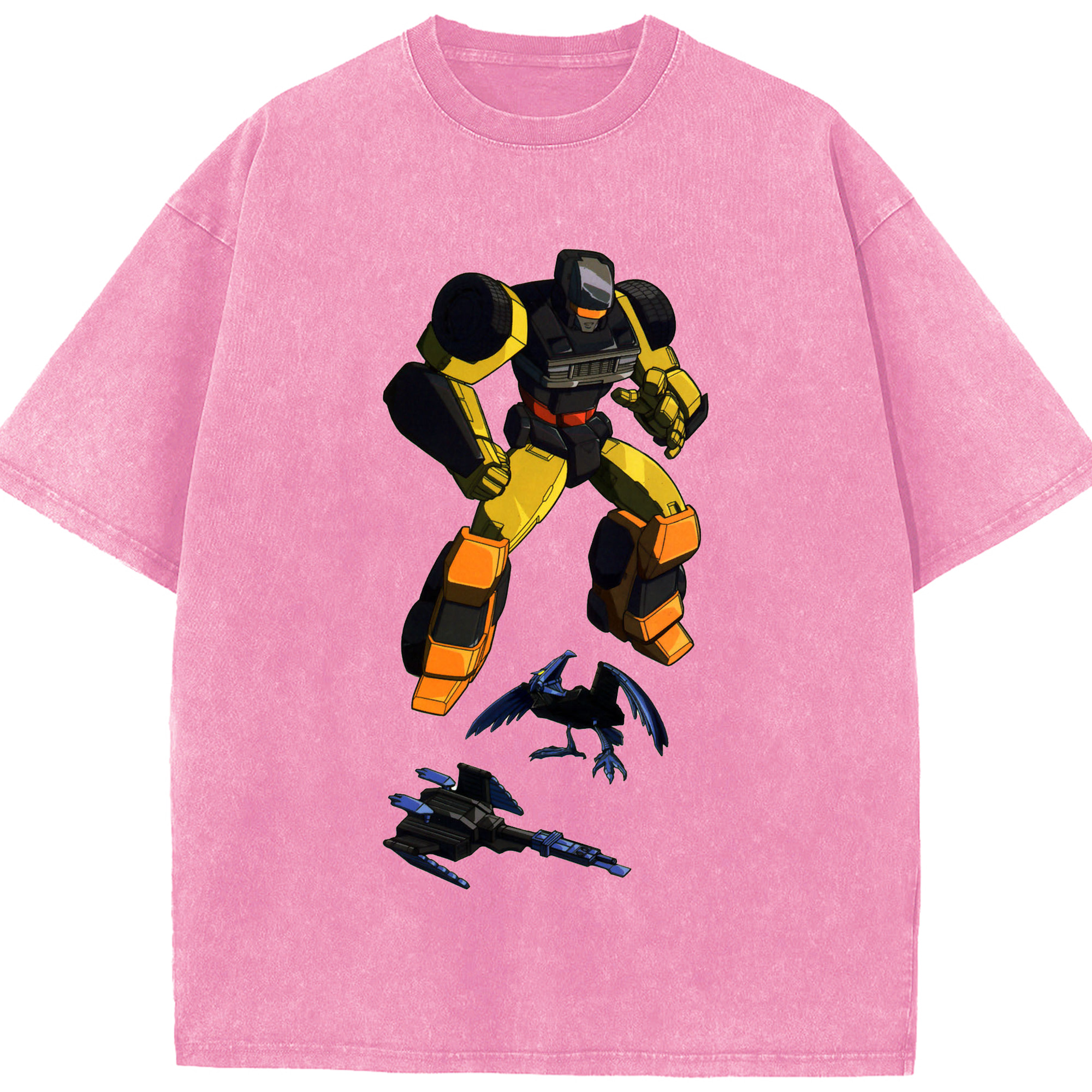 （画像用）  綿100% ヴィンテージ風 半袖Tシャツ（フロントプリント）
